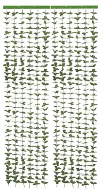 Produktbild von WENKO Tür Vorhang Blätter 90x190cm Klett Balkon Terrassen Küchen Insekten Schutz