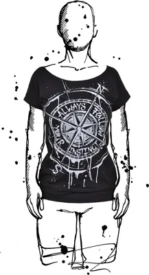 Produktbild von Amoklines - Kompass, Girl-Shirt