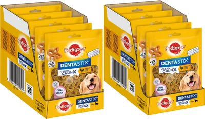 Produktbild von PEDIGREE® DENTASTIX™ CHEWY CHUNX™ Max 15kg+ mit Huhn 10 x 68g