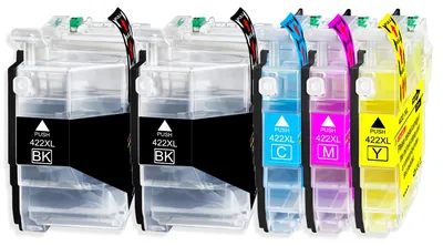 Produktbild von 5er Pack Druckerpatronen 422 422XL kompatibel mit MFC-J6540 J6540DW