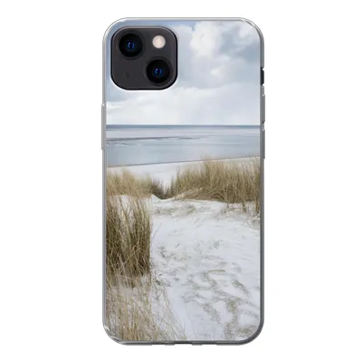 Produktbild von MuchoWow® Handyhülle Schutzhülle Hülle für iPhone 13 Nordsee - Dünen - Wasser Silikon Softcase Handy Hülle - Karteninhaber