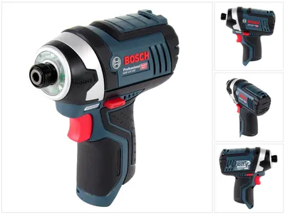 Immagine prodotto di Bosch GDR 10.8-LI - Avvitatore a impulsi - Nero - Blu - 105 Nm - 2600 giri/min - AC - Polimeri di litio (LiPo) (0.601.9A6.901