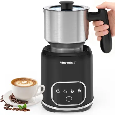 Produktbild von Morpilot Milchaufschäumer Elektrisch, 120-600ml, 550W, 4 in 1 Milchschäumer für