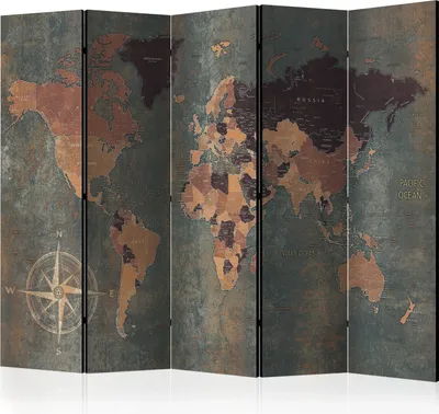 Immagine prodotto di Schermo bifacciale Mappe 225x172 cm 5 pezzi nero