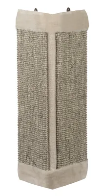 Produktbild von Nobby Kratzecke mit Plüsch grau, Maße: 61 x 32 cm