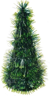 Produktbild von Clayre & Eef Weihnachtsdekoration Weihnachtsbaum Ø 12x25 cm Grün Kunststoff