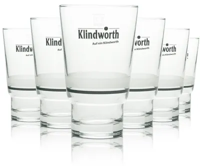 Produktbild von 6x Klindworth Saft Glas Longdrink 0,3l rastal