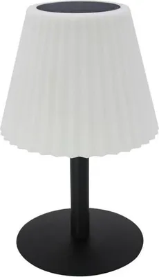 Obrázok produktu pre Solárna stolná lampa, 2 v 1, BOUFFANT, H62 cm, stmievateľná LED biela, na zasadenie alebo postavenie
