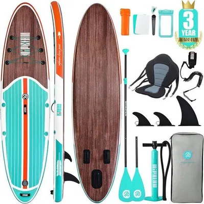 Produktbild von Famanu Stand-Up Paddleboard 320 cm - Aufblasbar mit Zubehör für 2 Personen