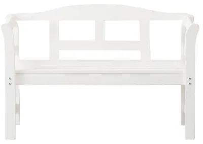 Produktbild von Friesenbank Gartenbank sensline Kiefer2-Sitzer 113 x 45 x 78 cm weiß
