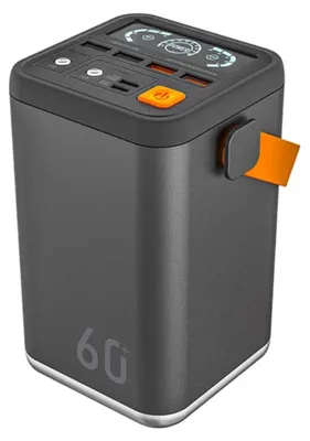 Produktbild von Power Bank - 60.000 mAh - Tragbare Ladegerät mit 4 USB-Anschlüssen