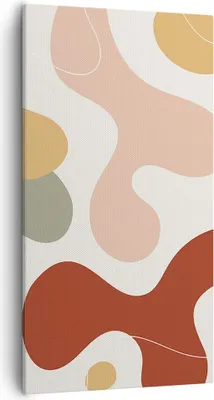 Produktbild von Bild auf Leinwand - Leinwandbild - Einteilig - Abstraktion Flecken Modern - 55x100cm - Wand Bild - Wanddeko - Wandbilder - Leinwanddruck - Bilder - Wanddekoration - Leinwand bilder - PA55x100-4439