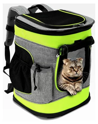 Produktbild von Hundetransport Rucksack, Tragetasche für Haustiere mit Mesh für mittelgroße Hunde und Katzen, 1,5 lbs Welpen Träger tragbare Reisetasche
