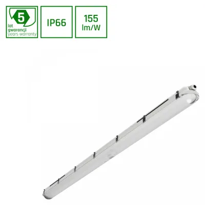 Produktbild von LIMEA GIGANT PRO LED Feuchtraumleuchte 150cm 40-85W Kaltweiß IP66 Hermetisch Grau
