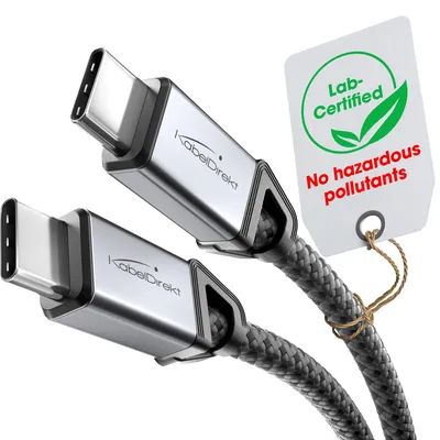 Produktbild von KabelDirekt – USB-C-Kabel – 2m – USB 2.0, 60W PD