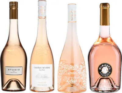 Produktbild von Best Of Provence - Miraval : Studio & Jolie-pitt / Château Roubine : Premium & Vie en Rose - Rosé Côtes de Provence 2024 75cl