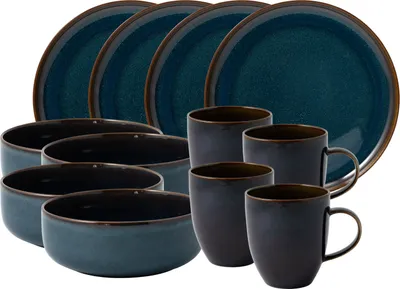 Produktbild von like Villeroy & Boch Crafted denim Frühstücksset 12tlg
