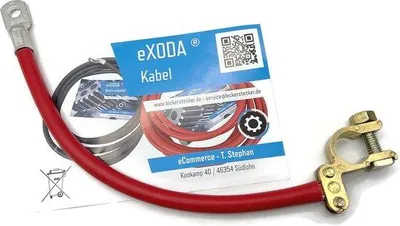 Zdjęcie produktu dla Kabel Accukabel o przekroju 35 mm², długości 25 cm, z końcówką kablową i zaciskami