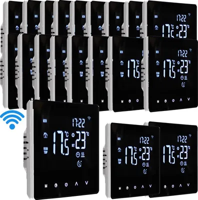 Produktbild von 20X Tuya Digital WiFi Thermostat Smart Raumthermostat für Warmwasserbereitung Wöchentlich Programmierbare Temperaturregler für Fußbodenheizung Wasserheizung, Weiß