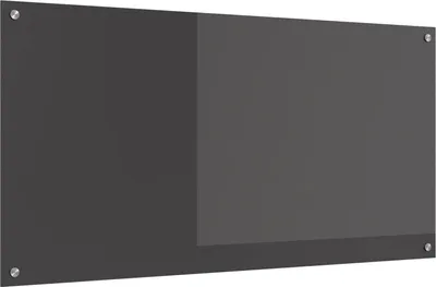 Obrázek produktu pro Kuchyňský obklad Tmavě šedá 120 x 60 cm tvrzené sklo