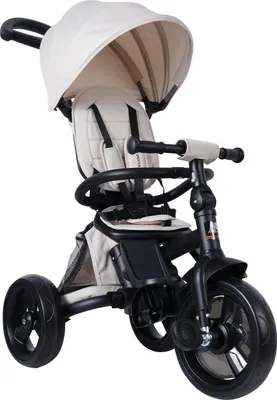 Obrázok produktu pre DERYAN Explorer Luxe Trojkolka - Skladateľná s košíkom - Nugát