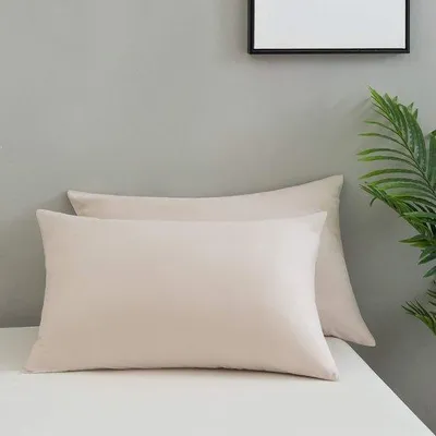 Productafbeelding van Ibenzoa® Premium microvezel kussenslopen, set van 2, 50 x 75 cm, met rits, ademend, vuilafstotend – Standard 100 gecertificeerd
