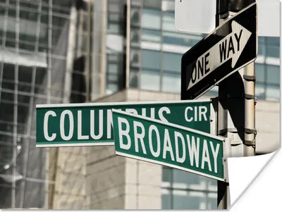 Produktbild von MuchoWow® Poster New York - Broadway - Verkehr 160x120 cm - Foto Plakat