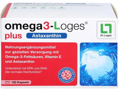 Produktbild von omega3-Loges plus Astaxanthin Kapseln, 120 St. Kapseln