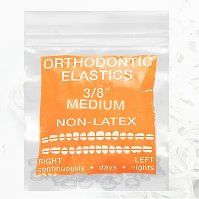 Zdjęcie produktu dla Gumy ortodontyczne - bez lateksu, 100 sztuk
