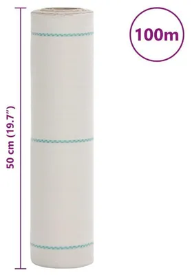 Productafbeelding van Wiedegroeiwerend doek, duurzame bodembedekking, eenvoudige installatie, WIT