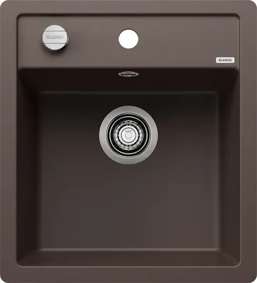 Produktbild von BLANCO DALAGO 45-F, 1 Becken, 395 x 350 mm, 19 cm, 455 mm, 190 mm, 500 mm