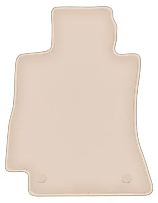 Imagen del producto de Alfombrilla conductor de moqueta para Mercedes CLS C257 2018- (sedán) – 1 pieza, beige, a medida – Wielganizator FORTUNA