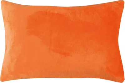 Produktbild von Kissenhülle Kuschel "Celina", in der Größe "40 x 60cm" - Orange - Kissenbezug mit Reißverschluss