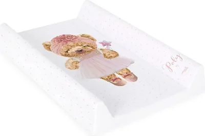 Produktbild von Wickelauflage 70 x 50 cm Wickelunterlage Wickeltischauflage Wickelmulde Comfort Fluffy Puffy Poly