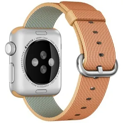 Produktbild von Apple MM9R2ZM/A, Band, Smartwatch, Gold, Rot, Apple, Apple 38 mm Case, Nylon