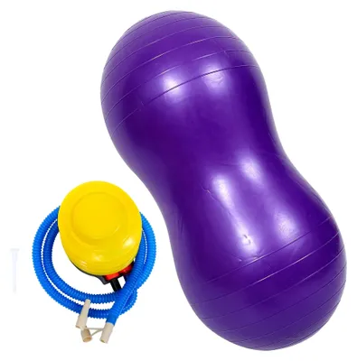 Produktbild von Balanceball PVC Stabilitätsball mit Luftpumpe für Gleichgewichtstraining Yoga Pilates Fitness