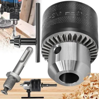 Zdjęcie produktu dla Wiertła 15–13 mm z adapterem SDS i akcesoriami, zestaw 3-częściowy, metalowe