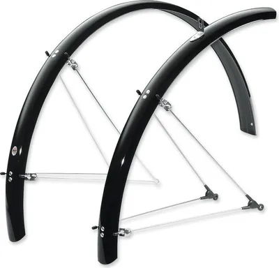 Produktbild von SKS Fender Set Bluemels glänzend schwarz 45mm 28 "