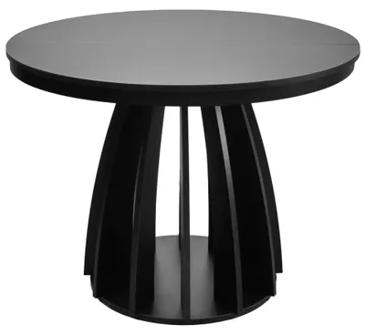 Produktbild von Selsey Diciffy – Ausziehbarer Esstisch Schwarz 100–140x100 cm