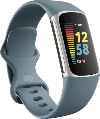 Produktbild von Fitbit Charge 5 1,04" steelblue