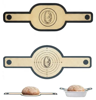 2er Set Silikon-Backmatten, antihaft, wiederverwendbar, 20,9 x 19,5 cm