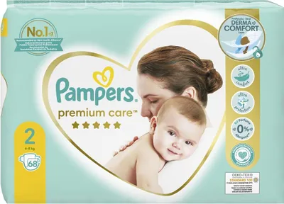 Produktbild von Pampers PC NB Value Pack Mini S2 68 ks