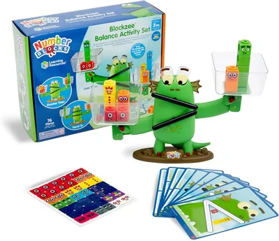 Productafbeelding van Learning Resources Numberblocks Blockzee Balans Activity set - Speelgoed 3 jaar - Rekenspeelgoed - Cijferspeelgoed - Balansspel