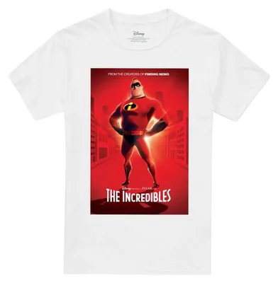 Obrázek produktu pro Tričko s motivem filmu "Incredibles" – uni, pánské/dámské, model TV41780 (velikost XL), bílé barvy
