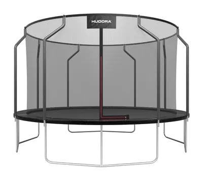 Produktbild von HUDORA Trampolin First 400V - Trampolin Outdoor mit UV-stabiler Randabdeckung & Sicherheitsnetz - Gartentrampolin für Kinder & Erwachsene