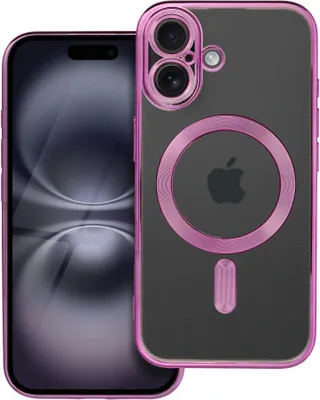 Immagine prodotto di Custodia ELECTRO MAG COVER compatibile con MagSafe per iPhone 16 rosa