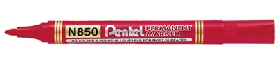 Image de Pentel N850 Marqueur permanent rouge 12 pcs