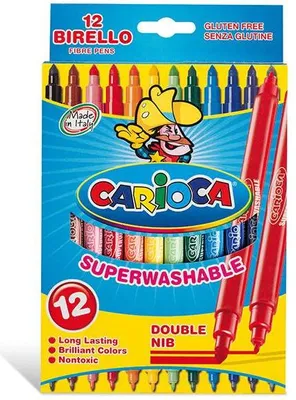Immagine prodotto di Carioca Birello marcatore Fine/Medio Multicolore 12 pz