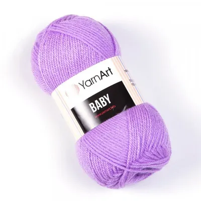 Produktbild von Yarn Art Baby 9560 Lilac Strickgarn
