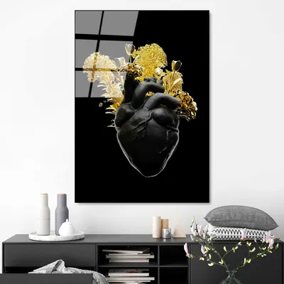 Produktbild von Wallity, UV-1205 - 70 x 100, Dekorative Malerei aus gehärtetem Glas, Mehrfarbig, 100 % gehärtetes Glas, 70 x 100 cm